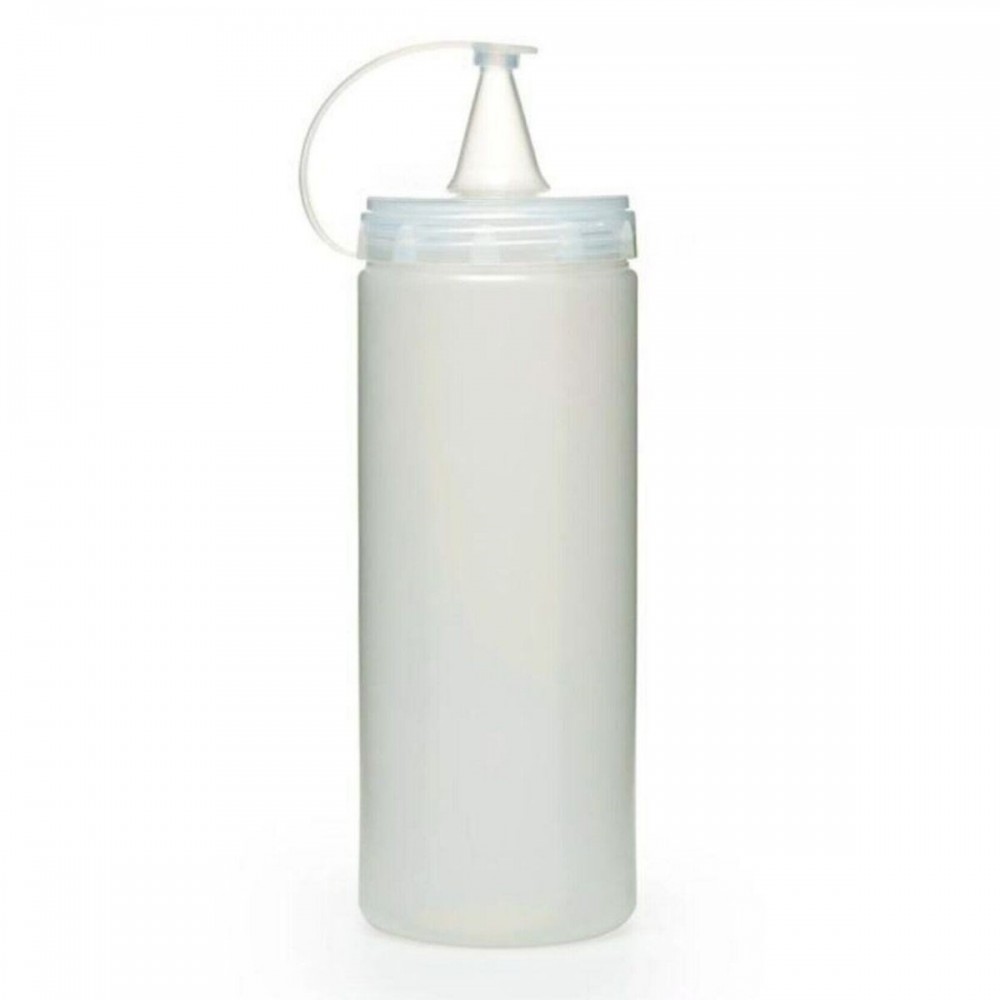 Şeffaf Kapaklı Sızdırmaz Yağlık Sosluk Şişesi Plastik Yağdanlık 400 ml. AP-9028