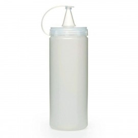 Şeffaf Kapaklı Sızdırmaz Yağlık Sosluk Şişesi Plastik Yağdanlık 400 ml. AP-9028
