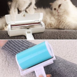 Hazneli Kedi&Köpek Tüy Temizleyici Kıl Toz Toplayıcı + Yıkanabilir Tüy Toz Toplama Rulosu