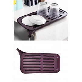 Pratik Lavabo Kenarı Tezgah Üstü Süzmatik Süzgeçli Bulaşık Sepeti