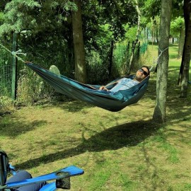 Kamp Piknik Plaj Hamak Su Geçirmez Çantalı Hafif Portatif Dayanıklı Tek Kişilik Salıncak