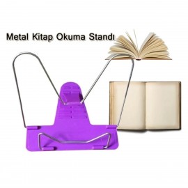 Portatif Ayarlanabilir Metal Kitap Okuma Standı Aparatı Aleti