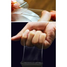  Ultra Güçlü Çift Taraflı 2 mt x 3 cm Çift Taraflı Nano Bant