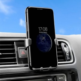  Araç İçi Klima Izgarasına Takılabilen Plastik Oto Telefon Tutucu Gravity