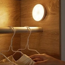 Hareket Sensörlü Usb Şarjlı Spot Lamba Mıknatıslı ve Yapışkanlı Gün Işığı Renk Led