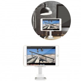 Beyaz  Aynalı Cep Telefonu Sabitleyici Stand Katlanabilir Ayarlanabilir Telefon Standı