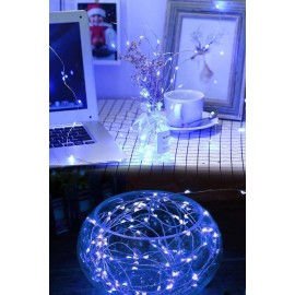 Pilli 5 metre Dekoratif Peri Led Beyaz Aydınlatma Süsleme Lambası
