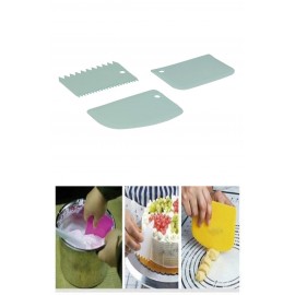 Pasta Hamur Şekillendirici Spatula Kesici Kazıyıcı Dekoratör Set