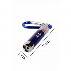 3 Fonksiyonlu Kırmızı Beyaz Işıklı Led Lazer Kedi Köpek Oyuncak Anahtarlık